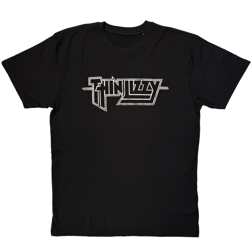 Thin Lizzy - Logo Mono Herren TShirt - Schwarz